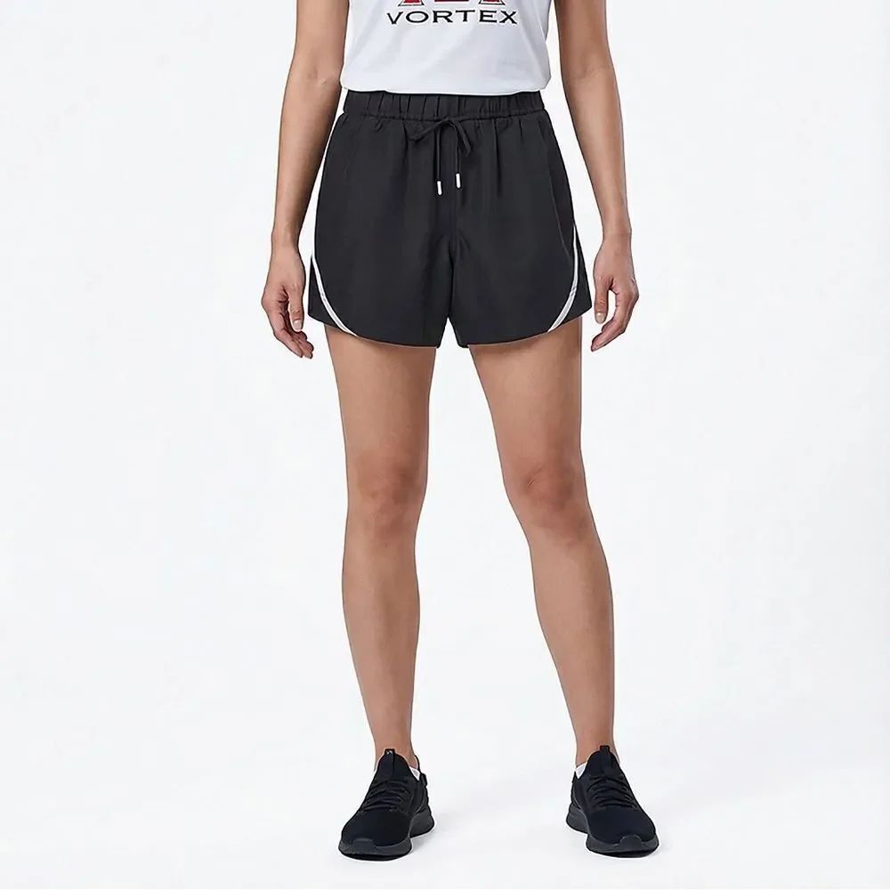 BCG Black Athletic Shorts with white piping